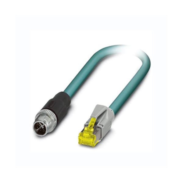 Phoenix Contact 8-Pin Male X-Coded M12-To-Rj45 Cat.5E Utp Gigabit